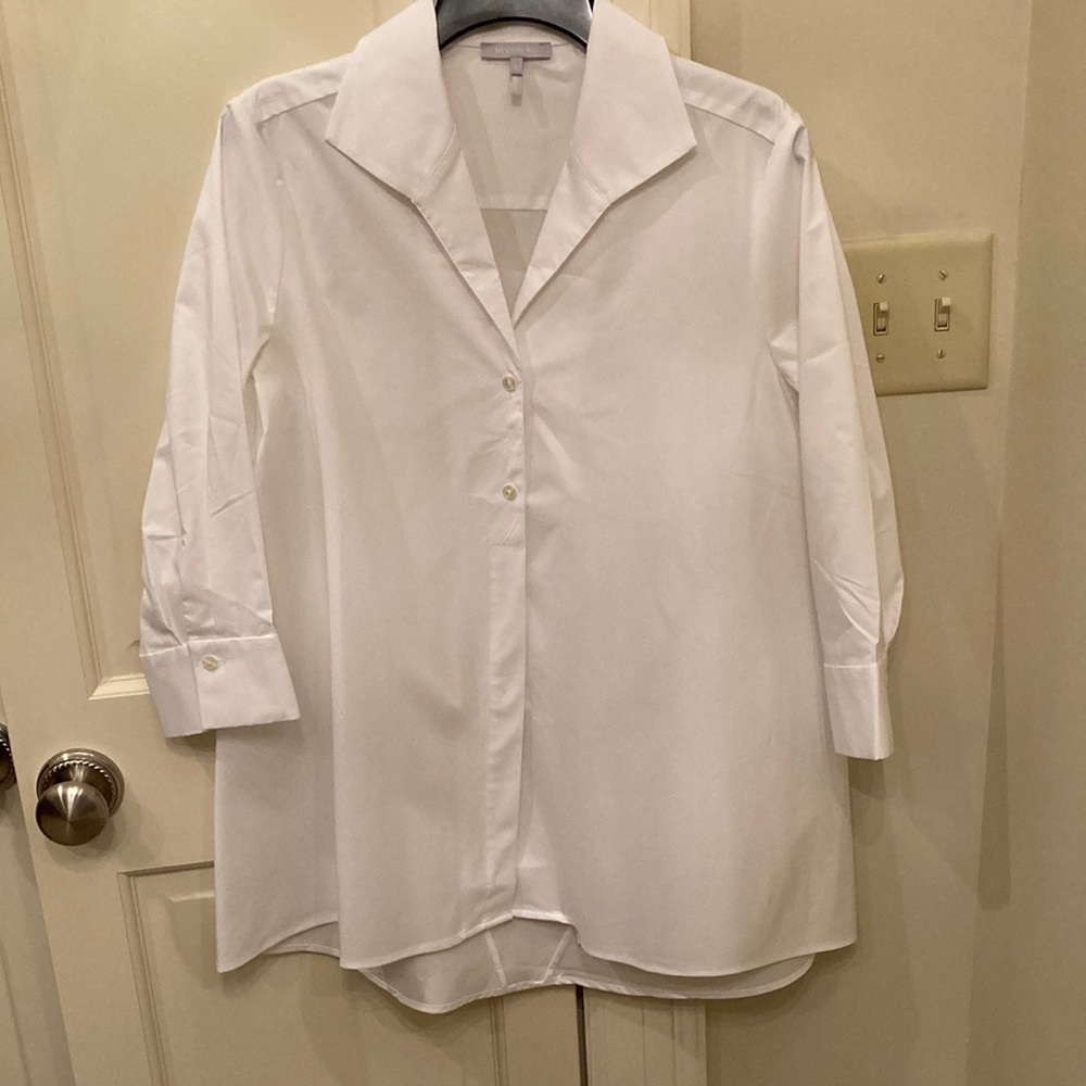 Hinson Wu white no iron tunic